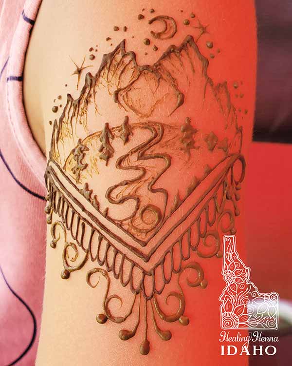 Festival Henna Idaho Mountain Design